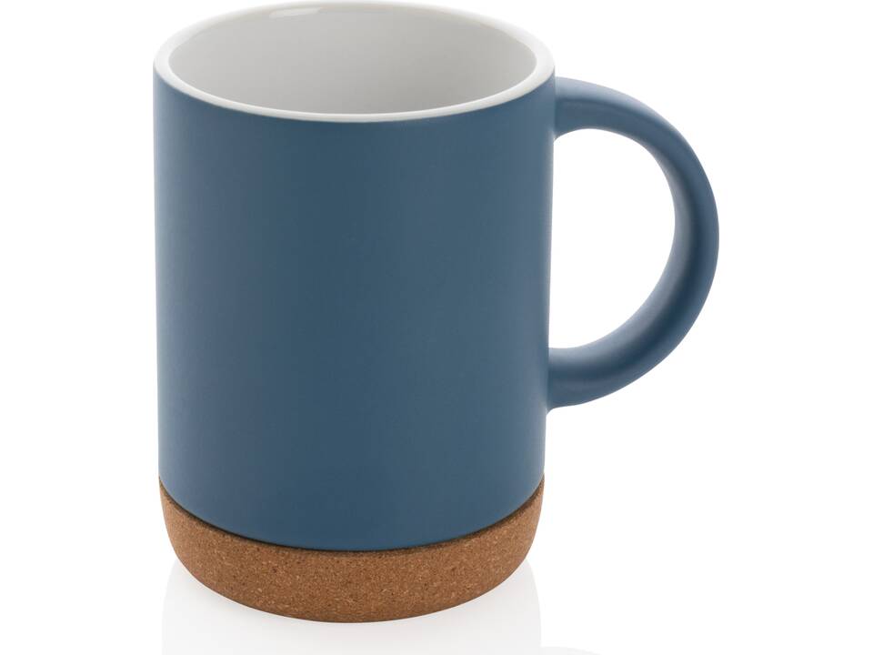 Mug en céramique avec base en liège 19