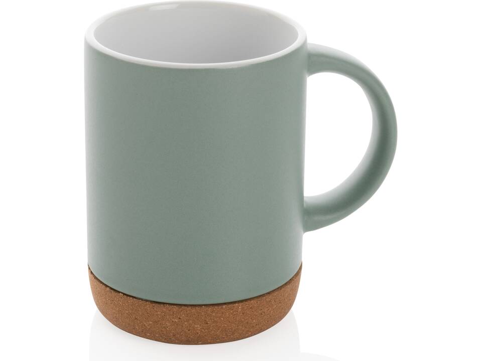 Mug en céramique avec base en liège 25