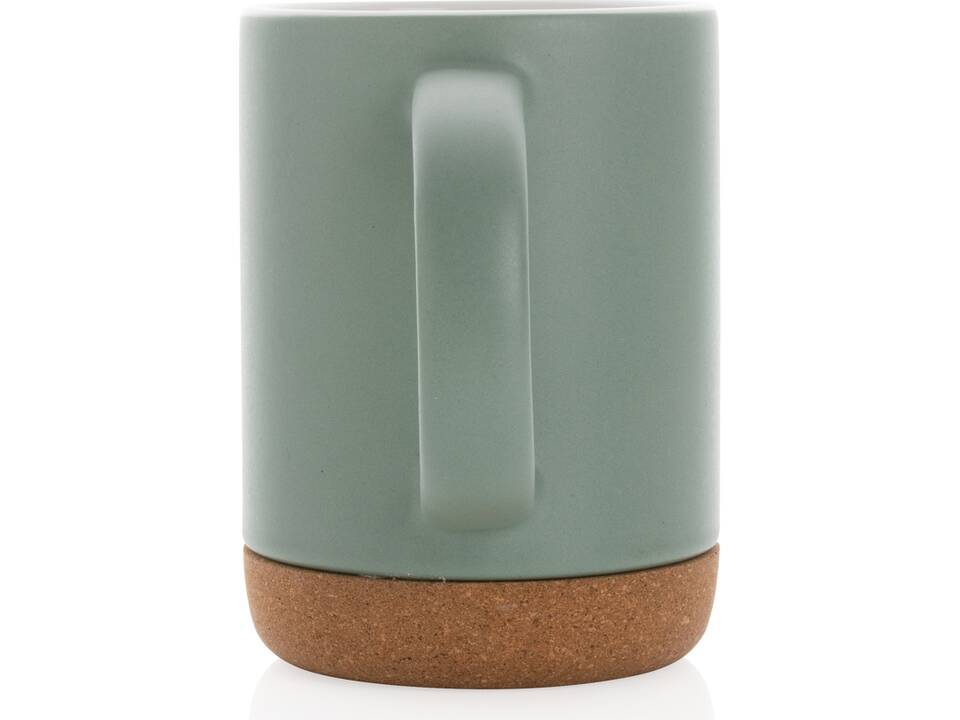 Mug en céramique avec base en liège 27
