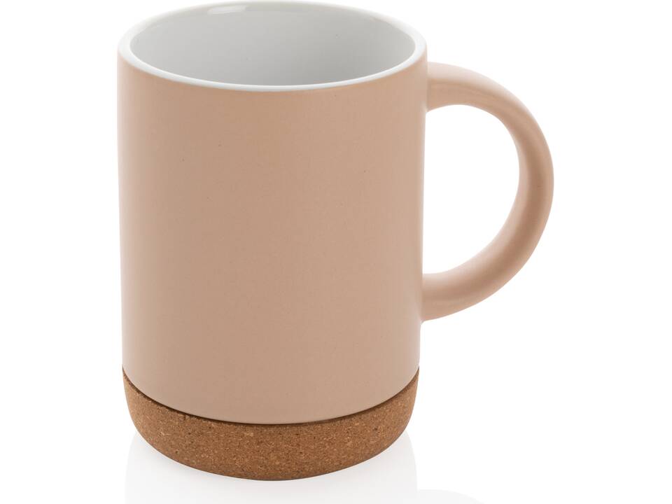 Mug en céramique avec base en liège 32