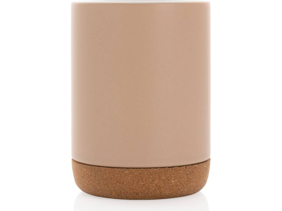 Mug en céramique avec base en liège 35