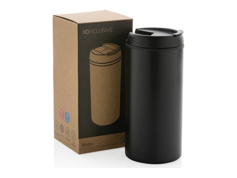 Mug Metro en acier inoxydable recyclé RCS 15