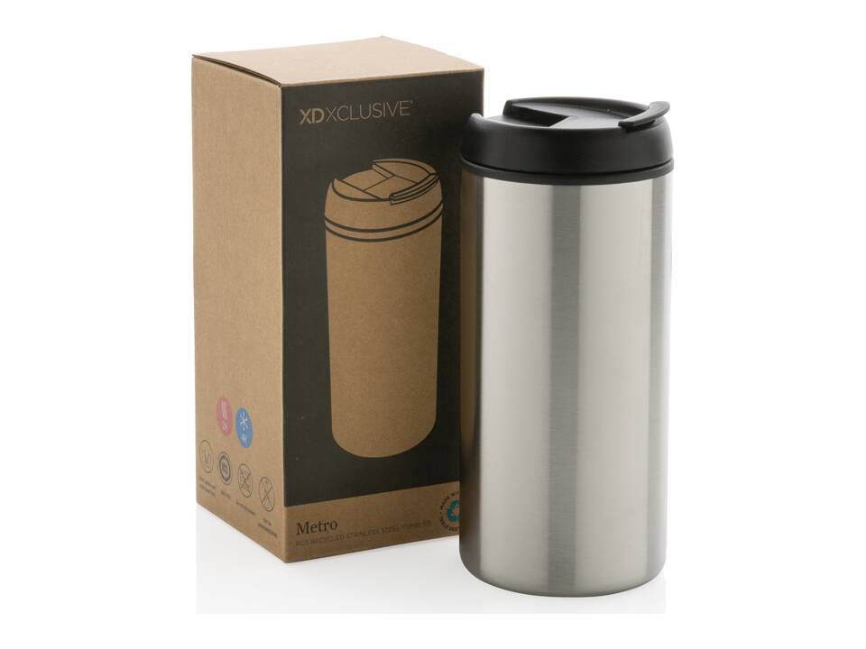 Mug Metro en acier inoxydable recyclé RCS 19