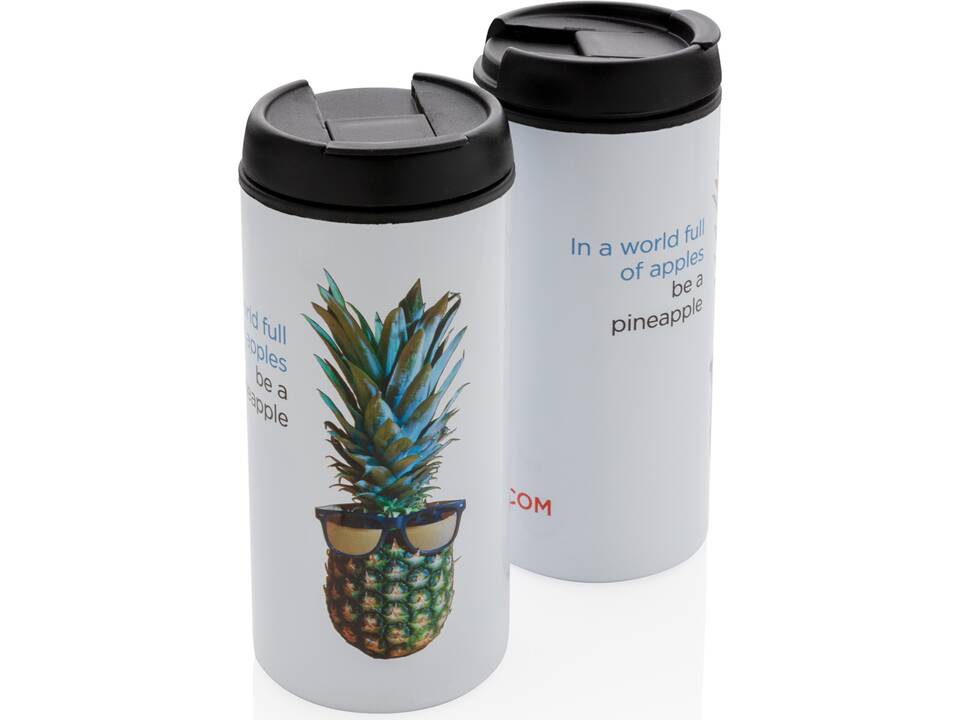 Mug Metro en acier inoxydable recyclé RCS 49