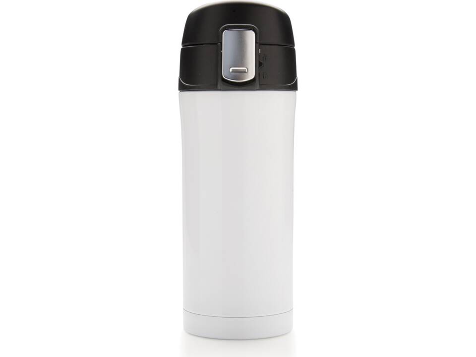 Mug 300ml à fermeture facile en acier inoxydable recyclé RCS 25