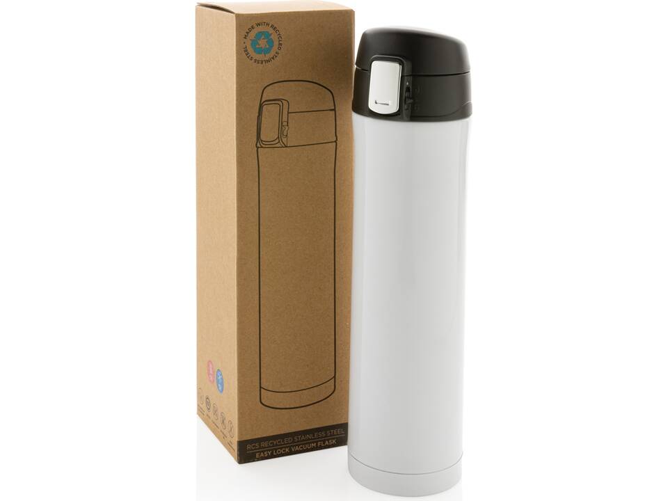 Bouteille 450ml verrouillage facile en plastique recyclé RCS 44