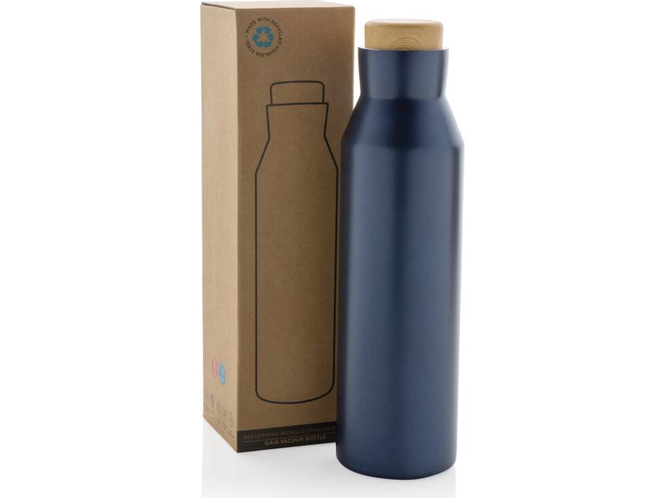 Bouteille iso en acier inoxydable recyclé certifiée RCS Gaia 24