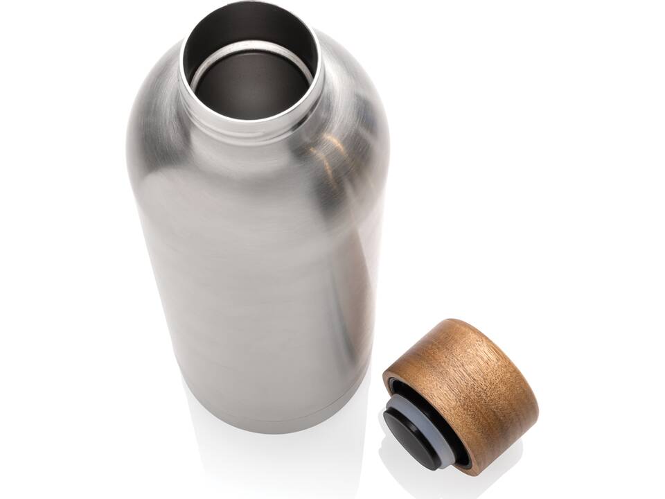 Bouteille iso en acier inoxydable recyclé certifiée RCS Wood 8