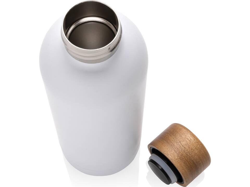 Bouteille iso en acier inoxydable recyclé certifiée RCS Wood 19