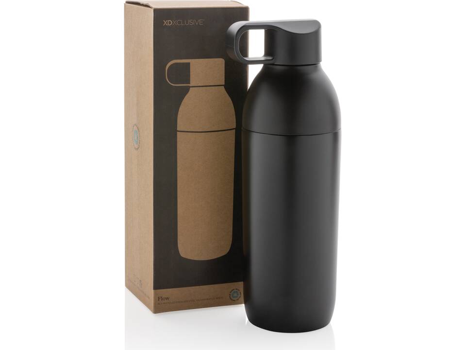Bouteille iso 540ml en acier inoxydable recyclé Flow RCS 13
