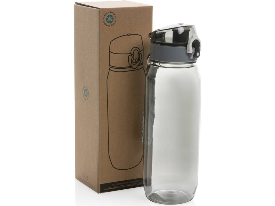 Bouteille d'eau étanche 800ml en PET recyclé RCS Yide 19