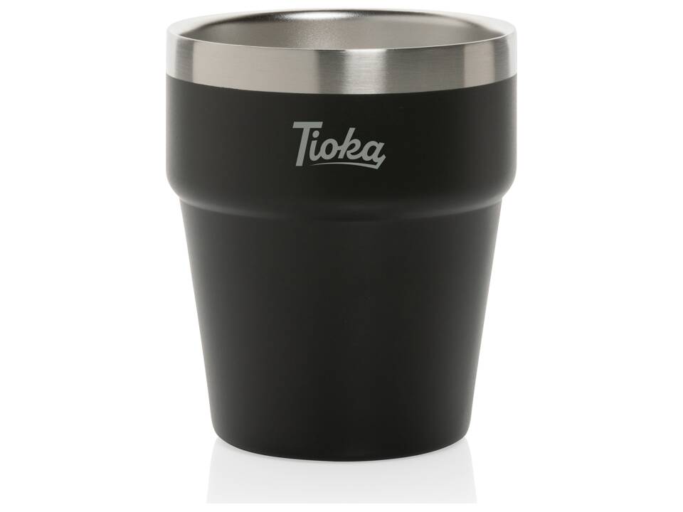 Tasse à café 300ml à double paroi en acier RCS Clark 10
