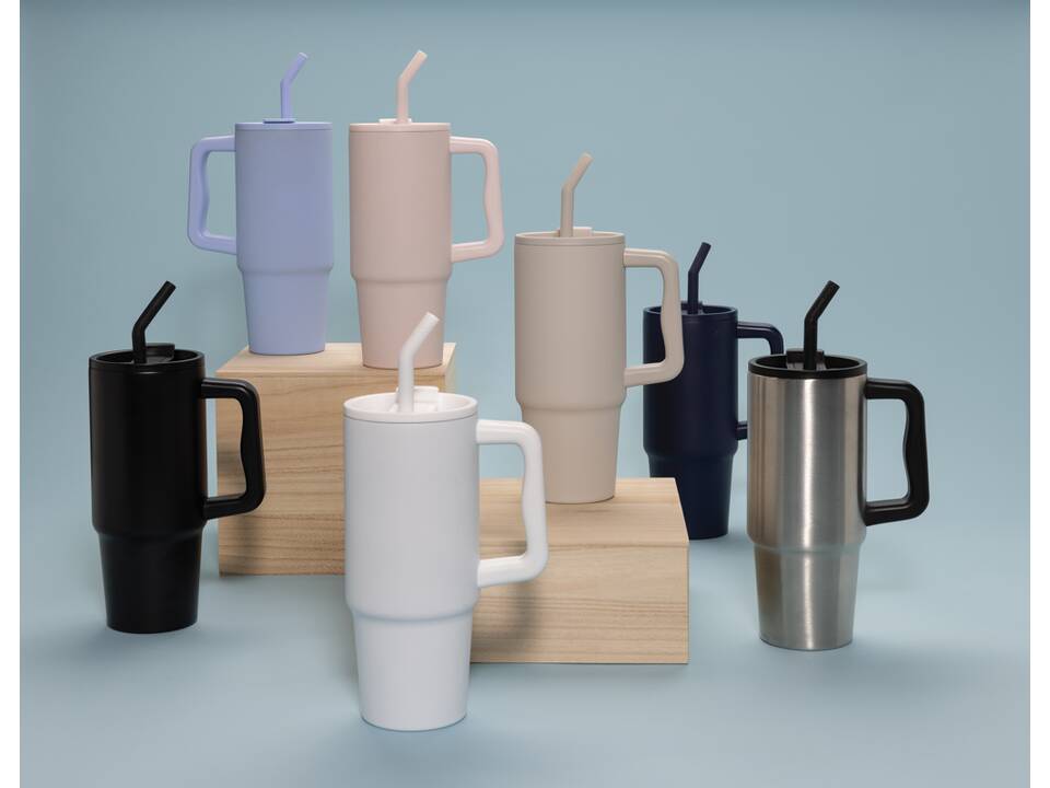 Mug 900ml en acier inoxydable recyclé Embrace RCS 46