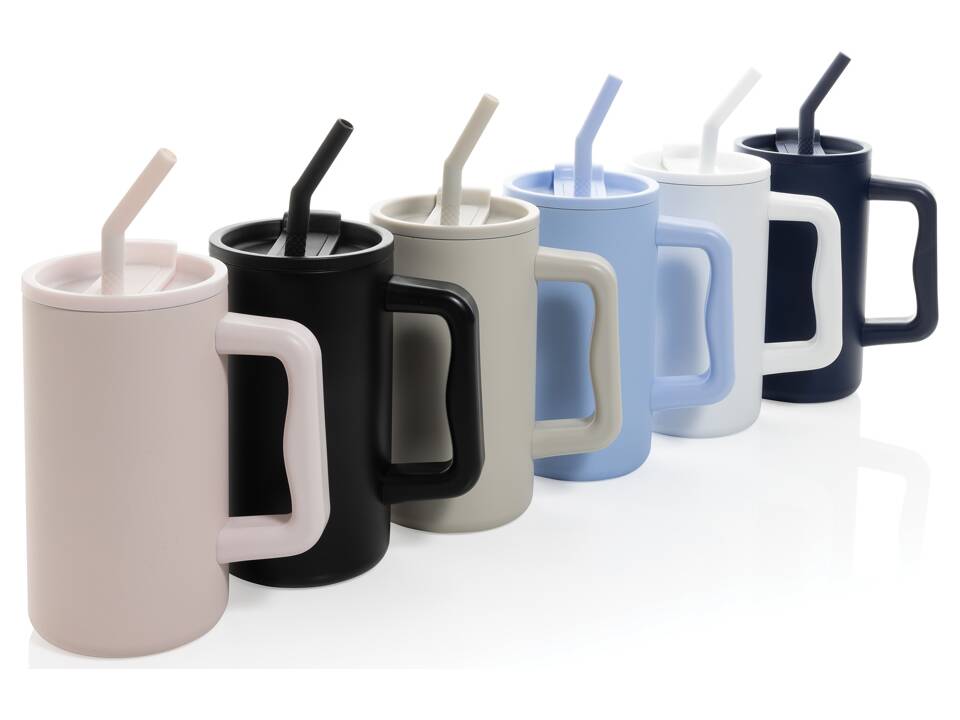Mug Cube 800ml en acier recyclé certifiée RCS 33