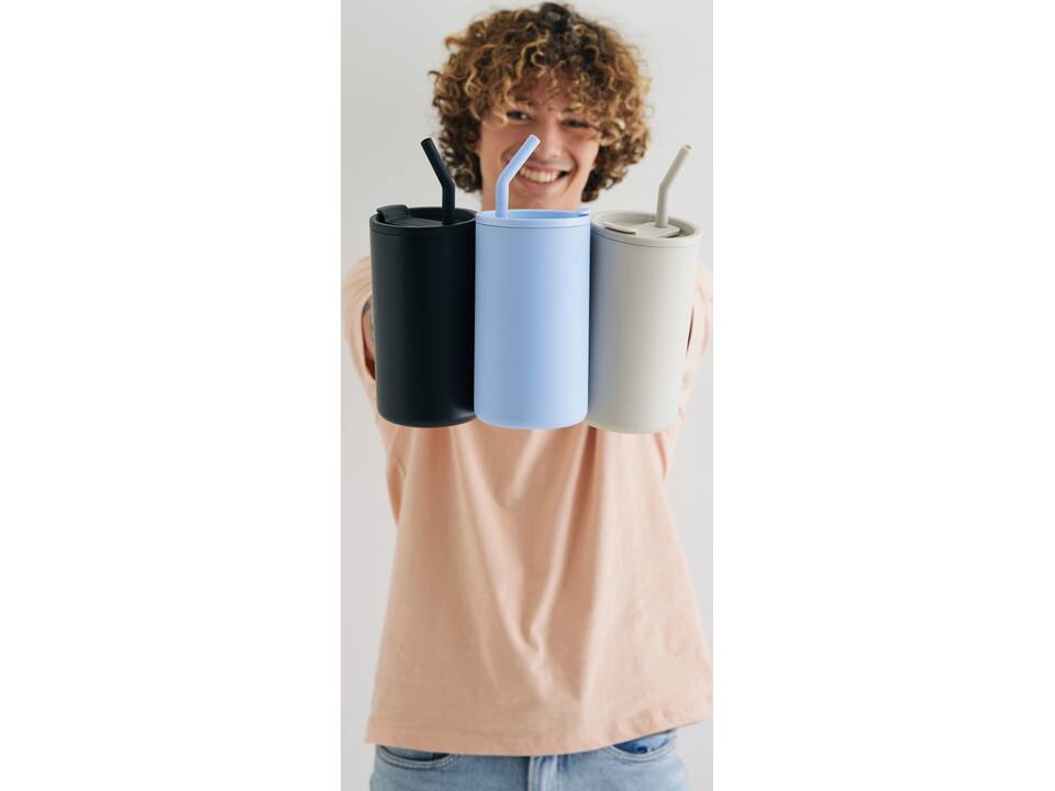 Mug Cube 800ml en acier recyclé certifiée RCS 62