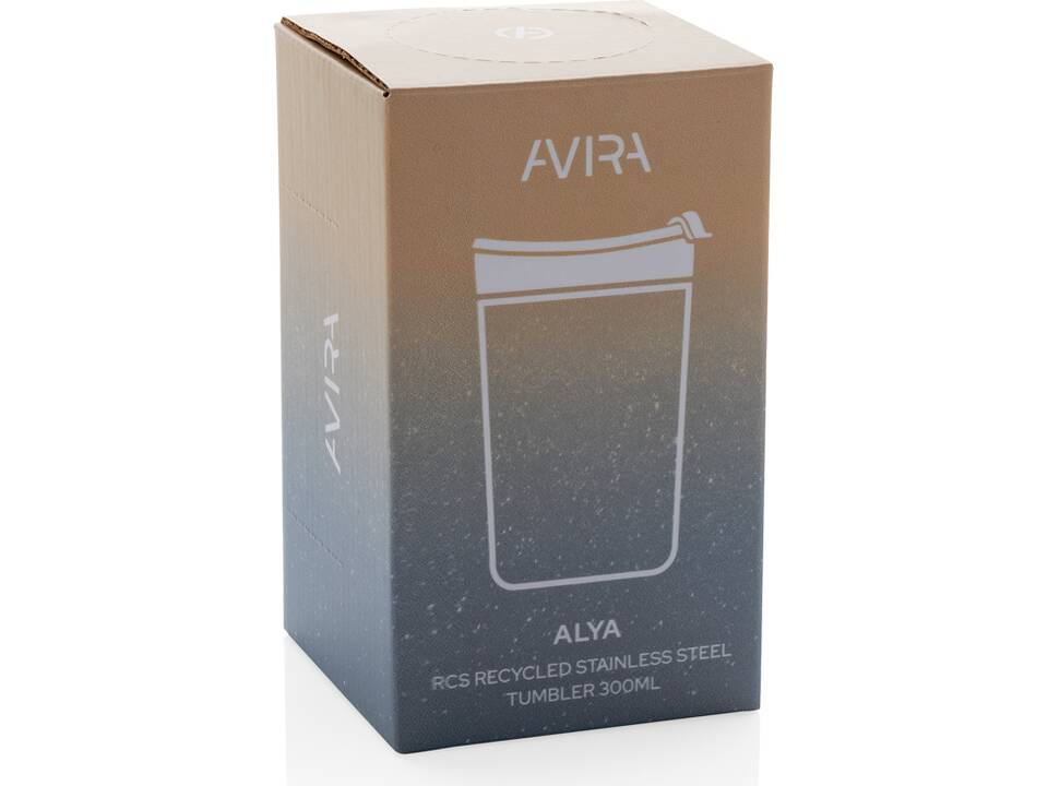 Mug 300ml en acier recyclé RCS Avira Alya 65