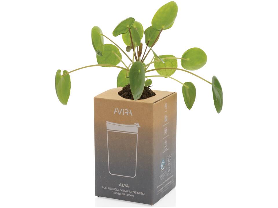 Mug 300ml en acier recyclé RCS Avira Alya 68