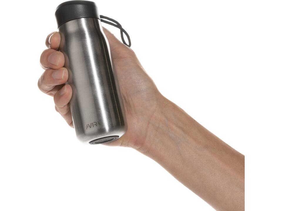 Mini gobelet de voyage 150ml en acier recyclé RCS Avira Ain 21