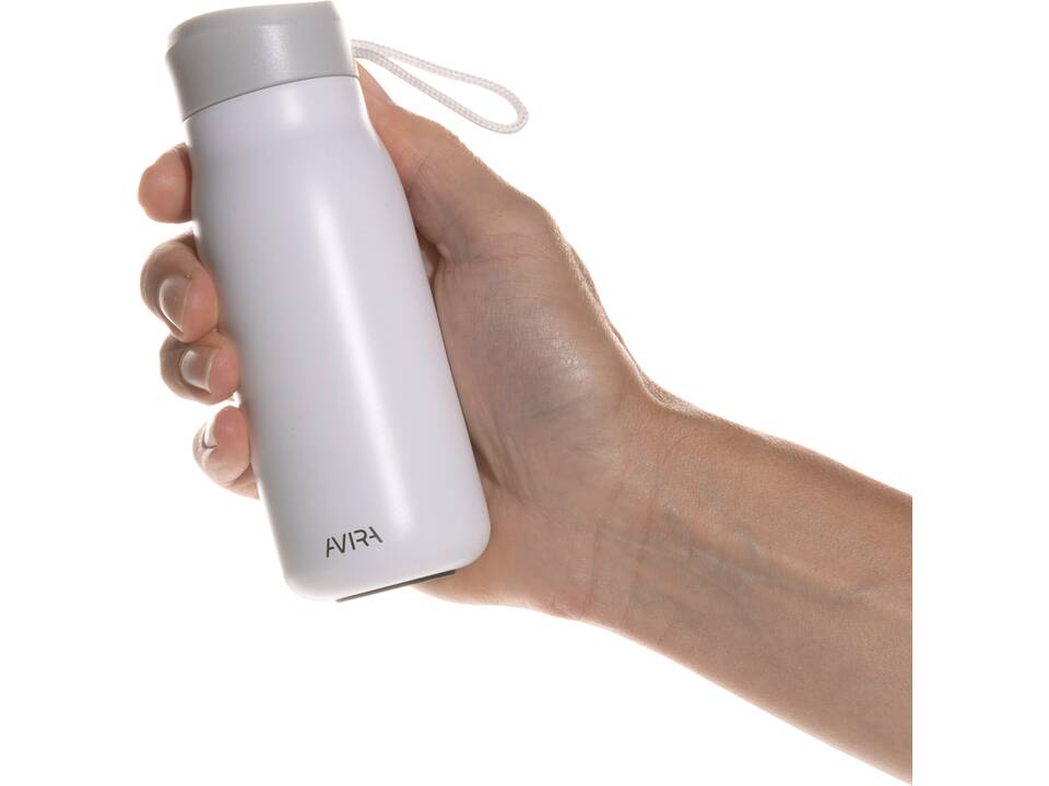 Mini gobelet de voyage 150ml en acier recyclé RCS Avira Ain 33