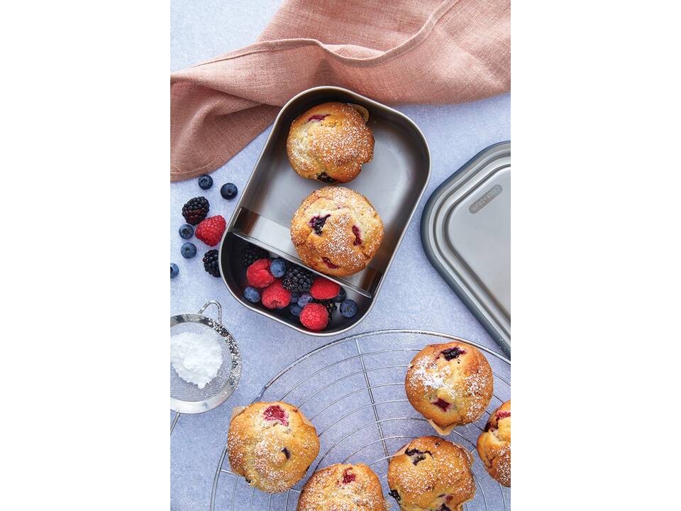 Boîte à lunch Large en acier inoxydable Black+Blum 10