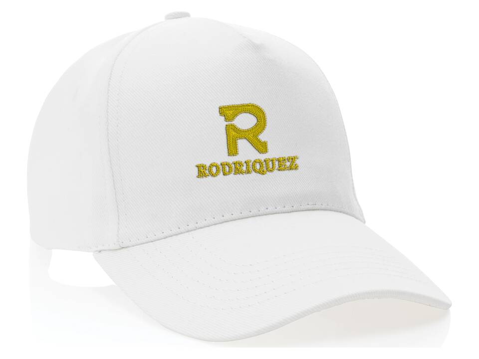 Casquette 5 panneaux en coton recyclé 280gr IMPACT 60