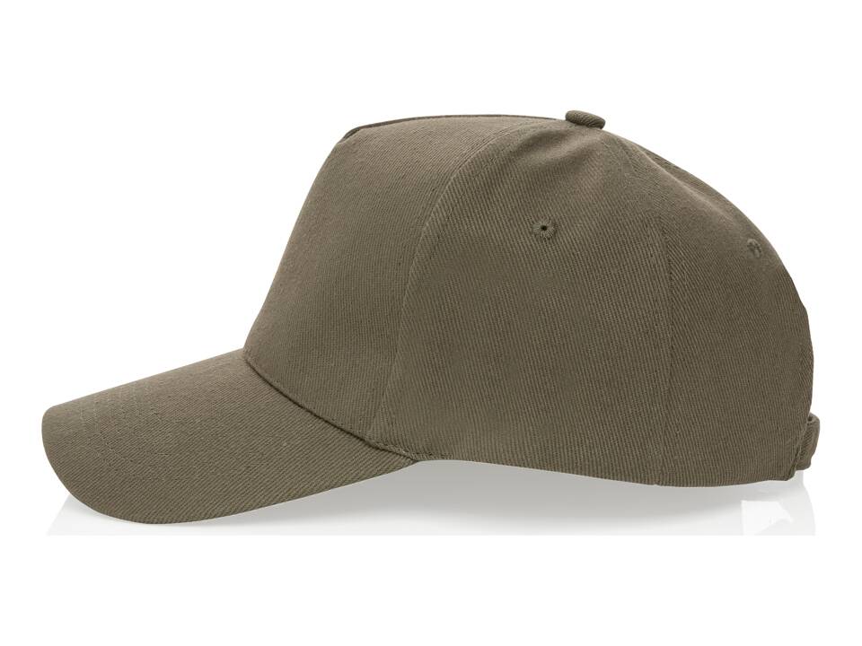 Casquette 5 panneaux en coton recyclé 280gr IMPACT 100