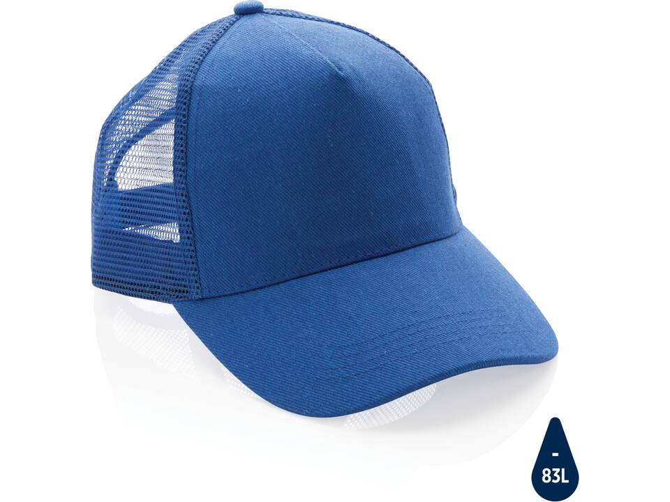 Casquette de routier 5 panneaux coton recyclé Impact AWARE™ 28