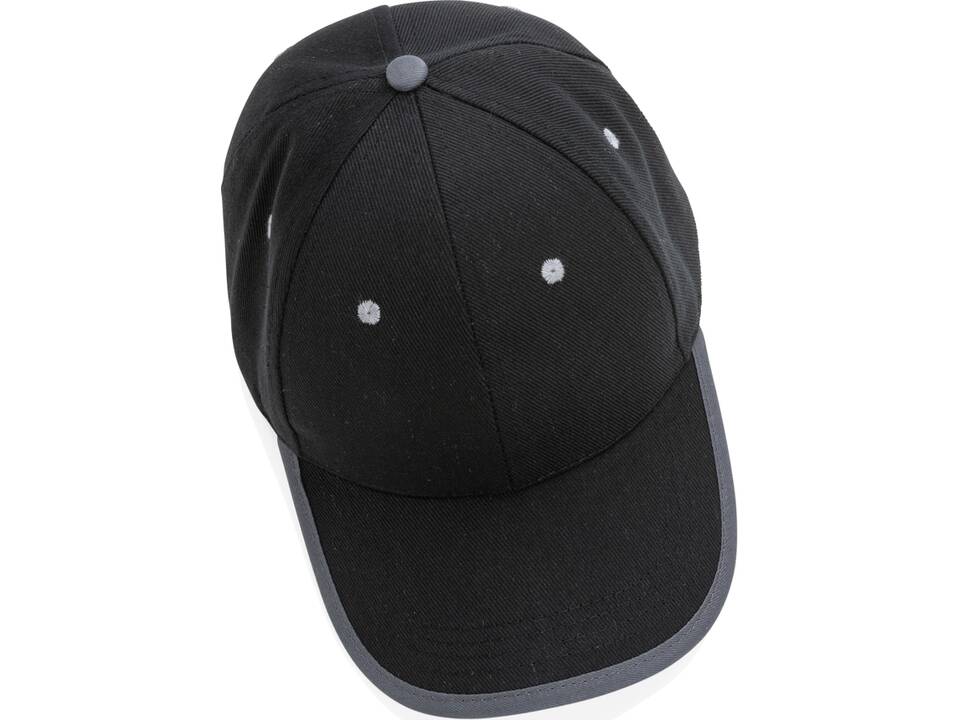 Casquette contraste 6 panneaux coton recyclé Impact AWARE™ 6