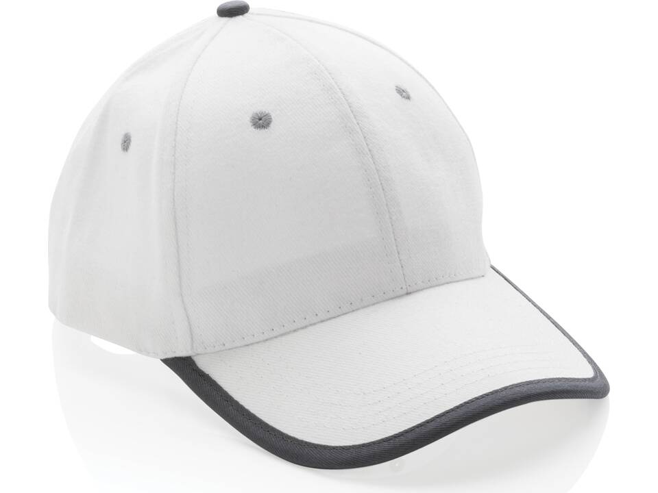 Casquette contraste 6 panneaux coton recyclé Impact AWARE™ 17
