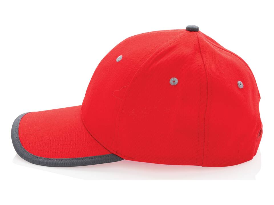 Casquette contraste 6 panneaux coton recyclé Impact AWARE™ 26