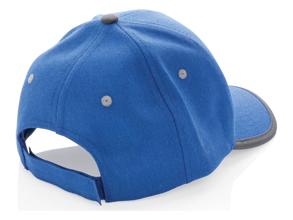 Casquette contraste 6 panneaux coton recyclé Impact AWARE™ 39