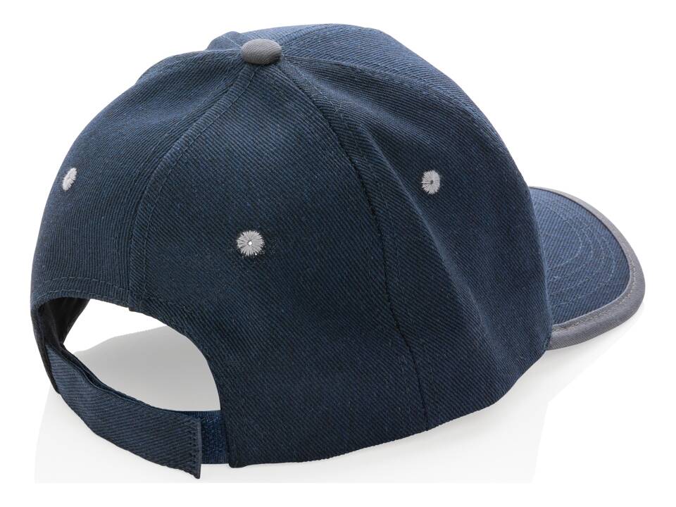 Casquette contraste 6 panneaux coton recyclé Impact AWARE™ 49