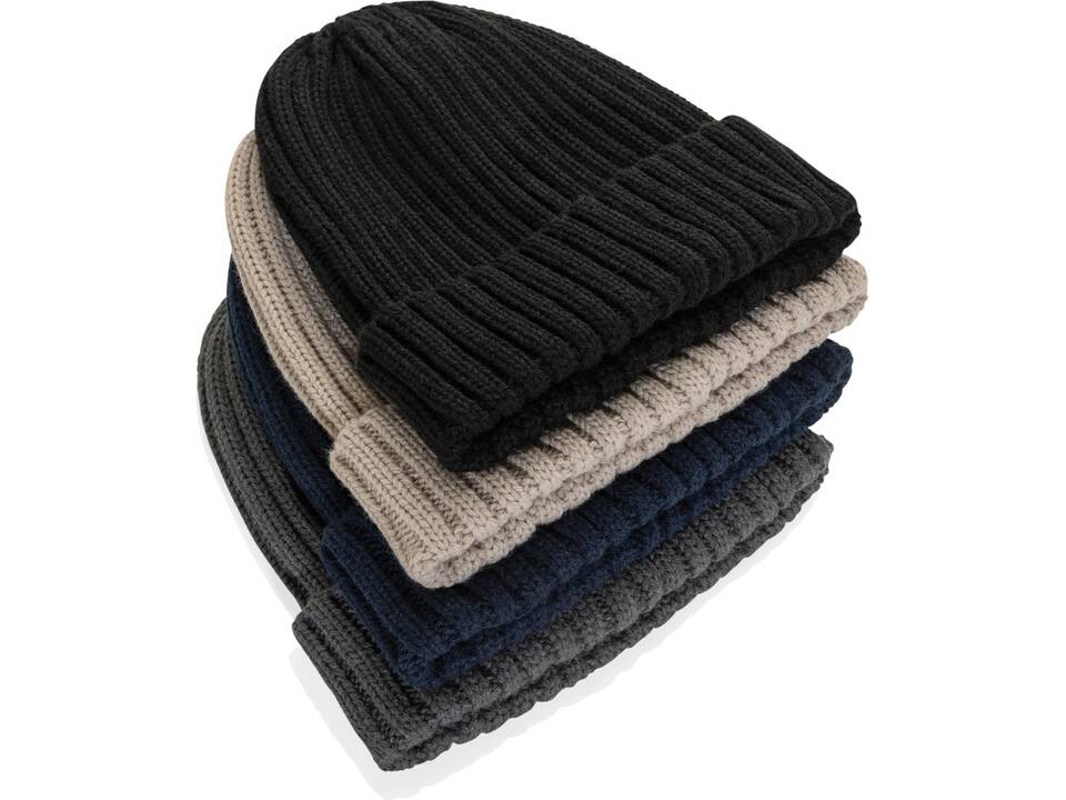 Bonnet à double côte et revers AWARE™ Polylana® Kennedi 17