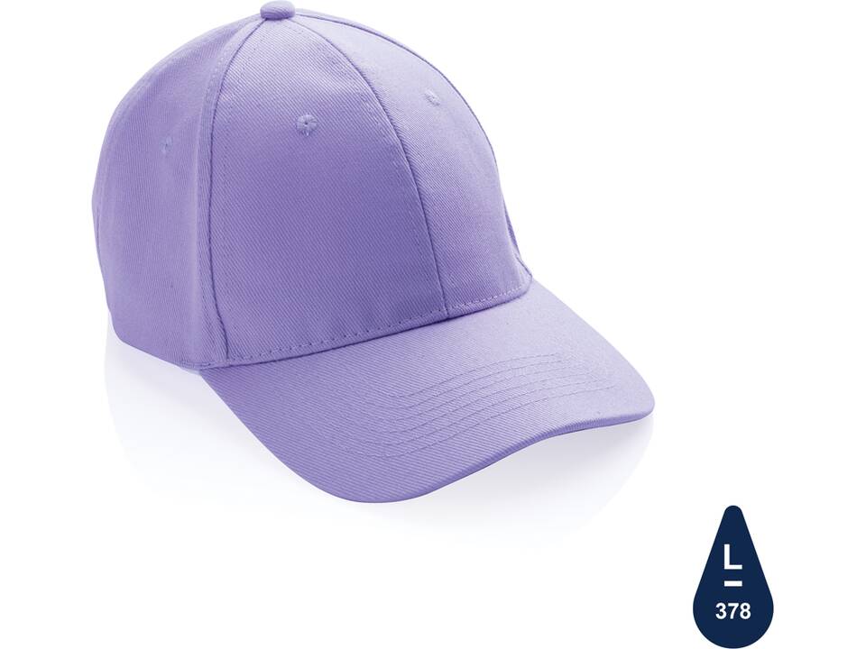 Casquette 6 panneaux en coton recyclé 280gr IMPACT 39