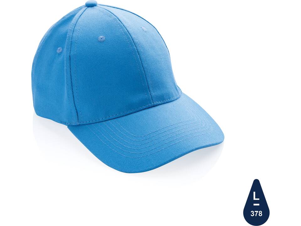 Casquette 6 panneaux en coton recyclé 280gr IMPACT 3
