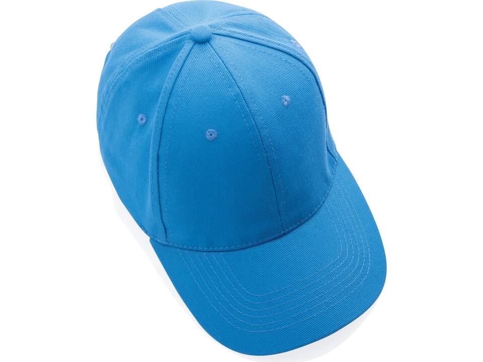 Casquette 6 panneaux en coton recyclé 280gr IMPACT 8