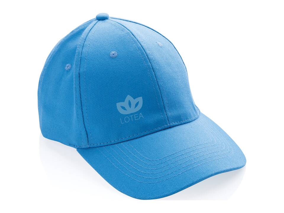 Casquette 6 panneaux en coton recyclé 280gr IMPACT 10