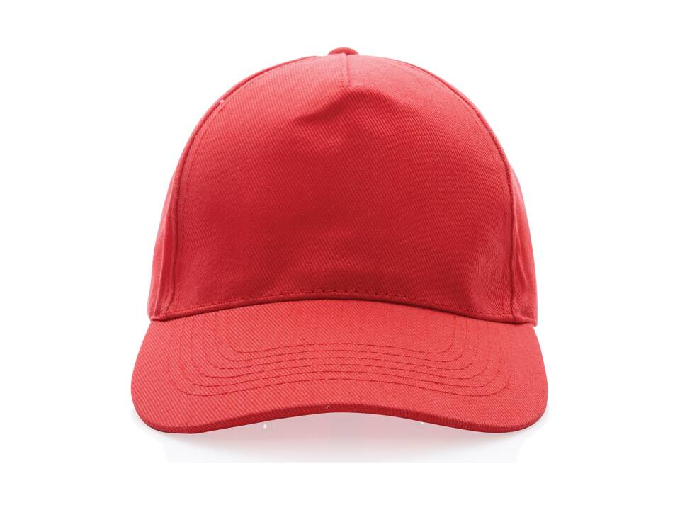Casquette 5 panneaux en coton recyclé 280gr IMPACT 10
