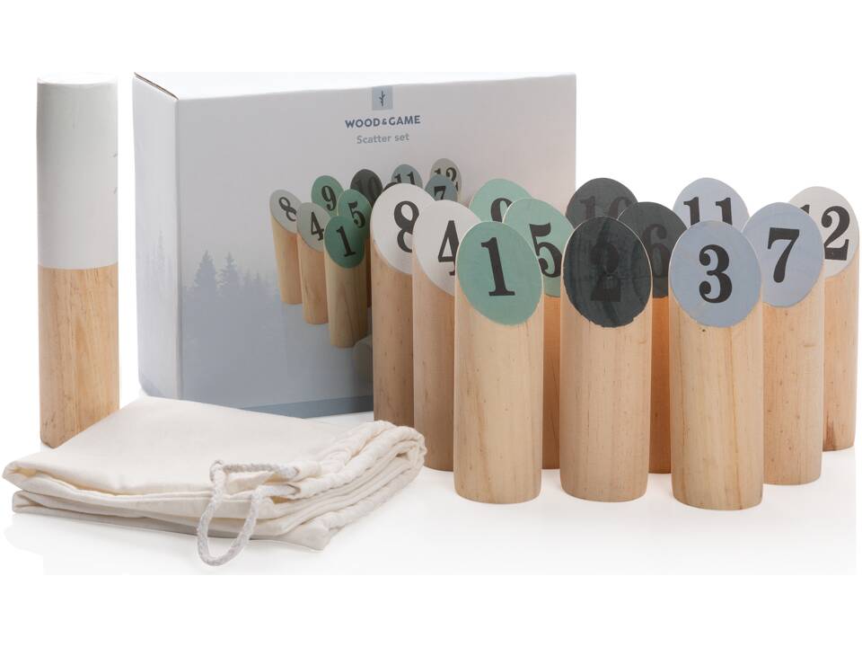 Jeu de quilles scandinaves en bois 7