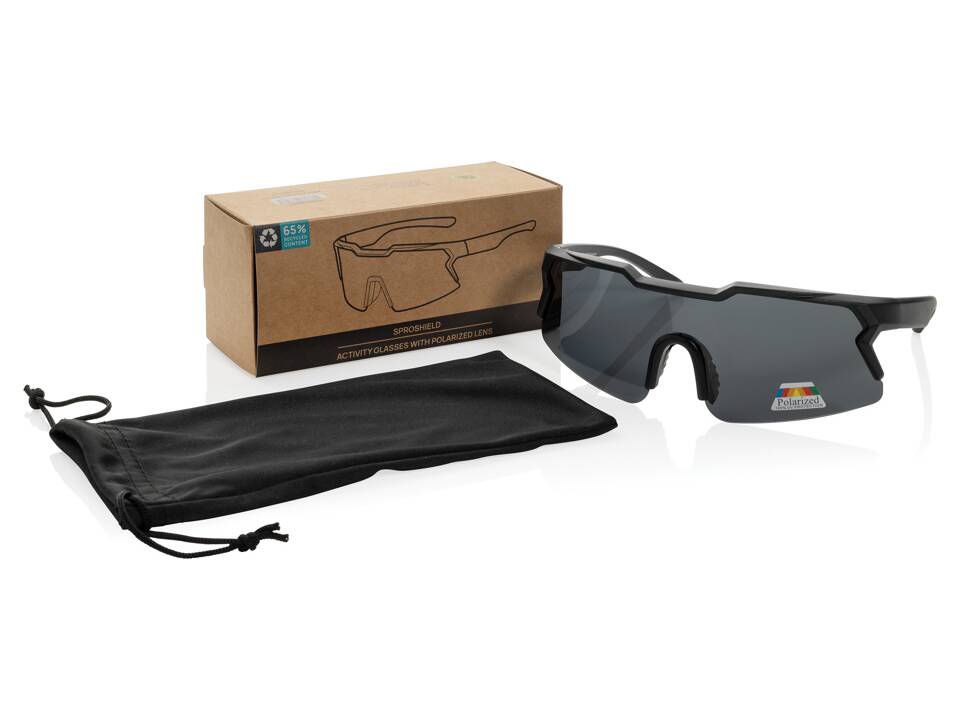 Lunettes en plastique RCS à verres polarisants SproShield 9