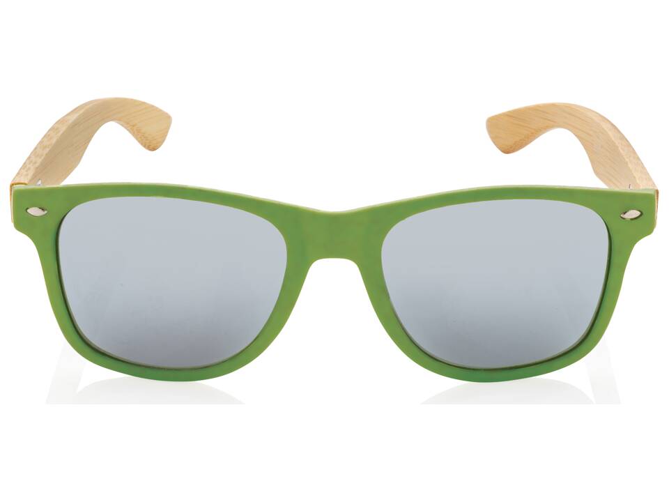 Lunettes de soleil en bambou FSC® et plastique recyclé RCS 13
