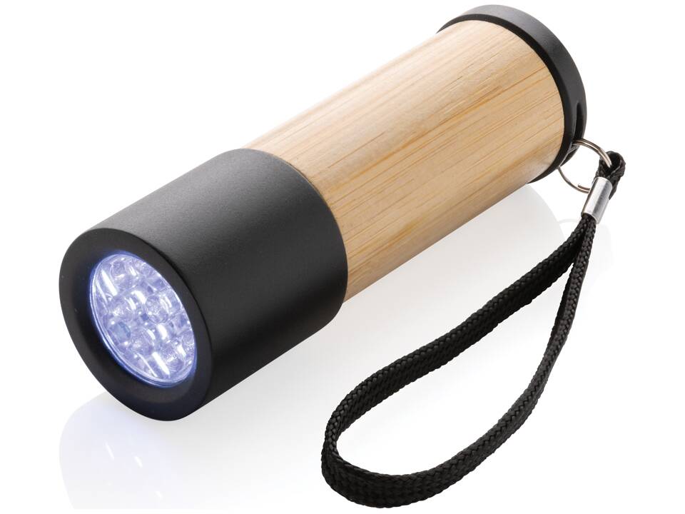Lampe torche en bambou et plastique recyclé RCS 1