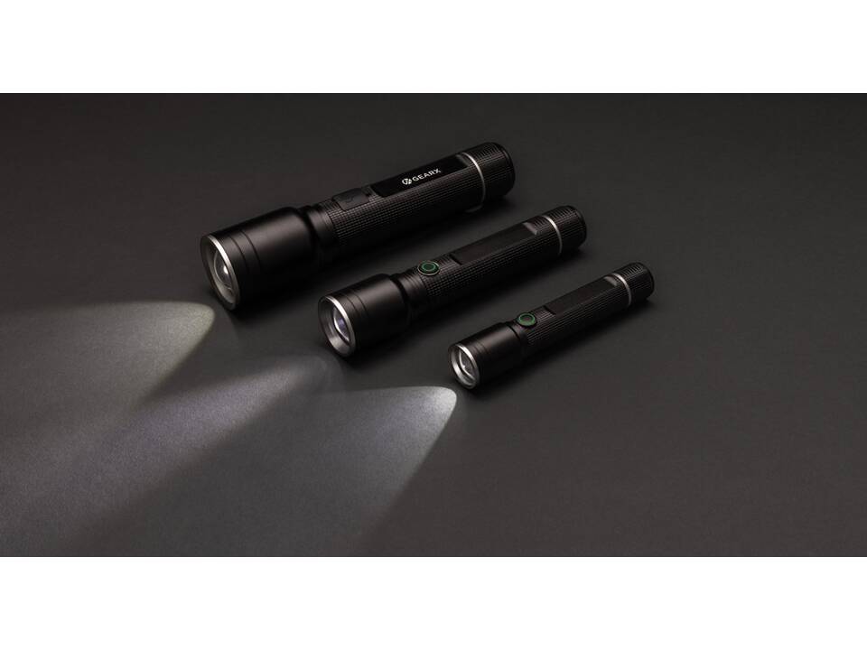 Lampe torche 3W rechargeable par USB en alu RCS Gear X 9