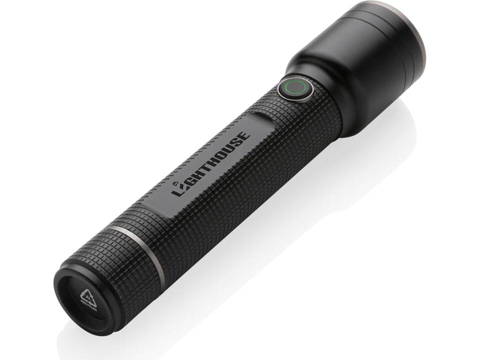 Lampe torche 10W rechargeable par USB en alu RCS Gear X 9