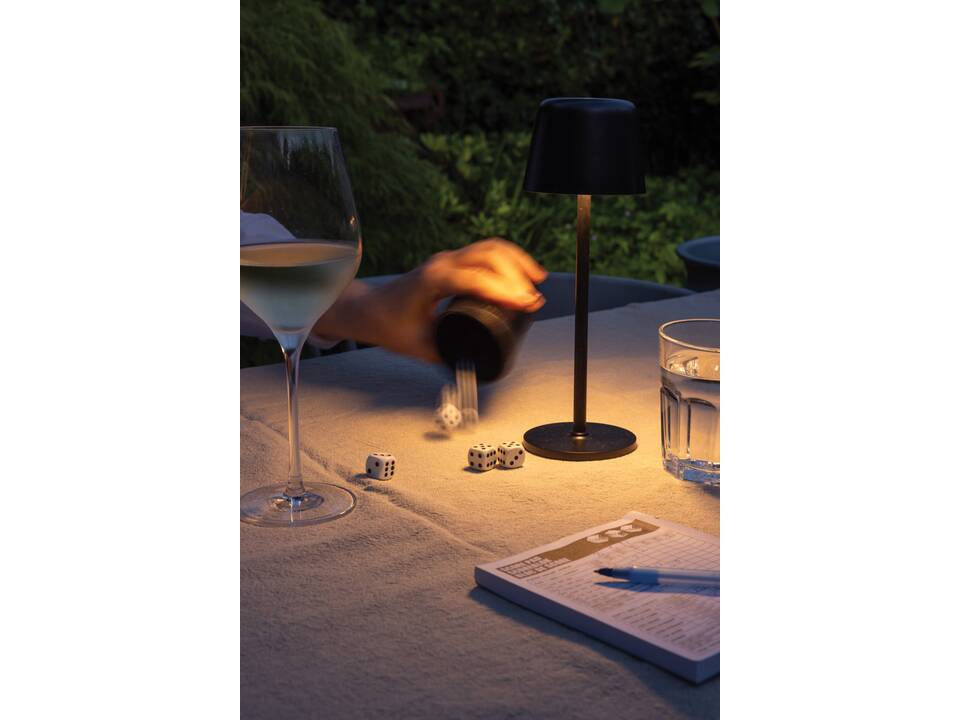 Lampe de table rechargeable par USB en plastique RCS Zenic 13