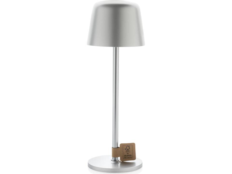 Lampe de table rechargeable par USB en plastique RCS Zenic 20