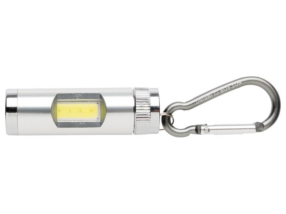 Lampe torche COB avec mousqueton 9