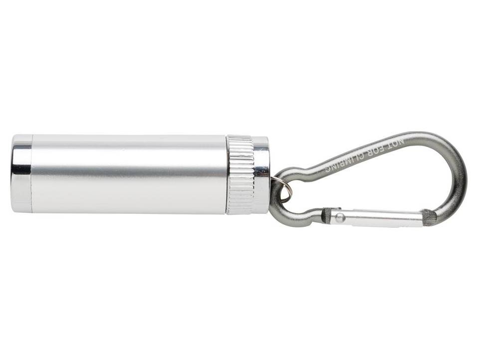 Lampe torche COB avec mousqueton 10