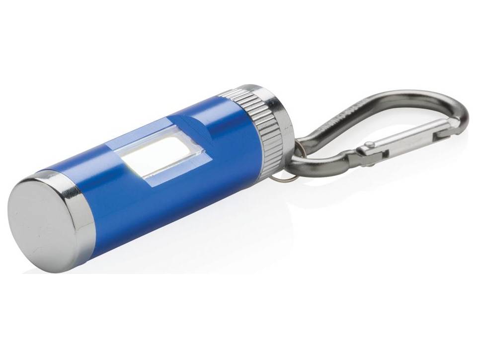 Lampe torche COB avec mousqueton 15