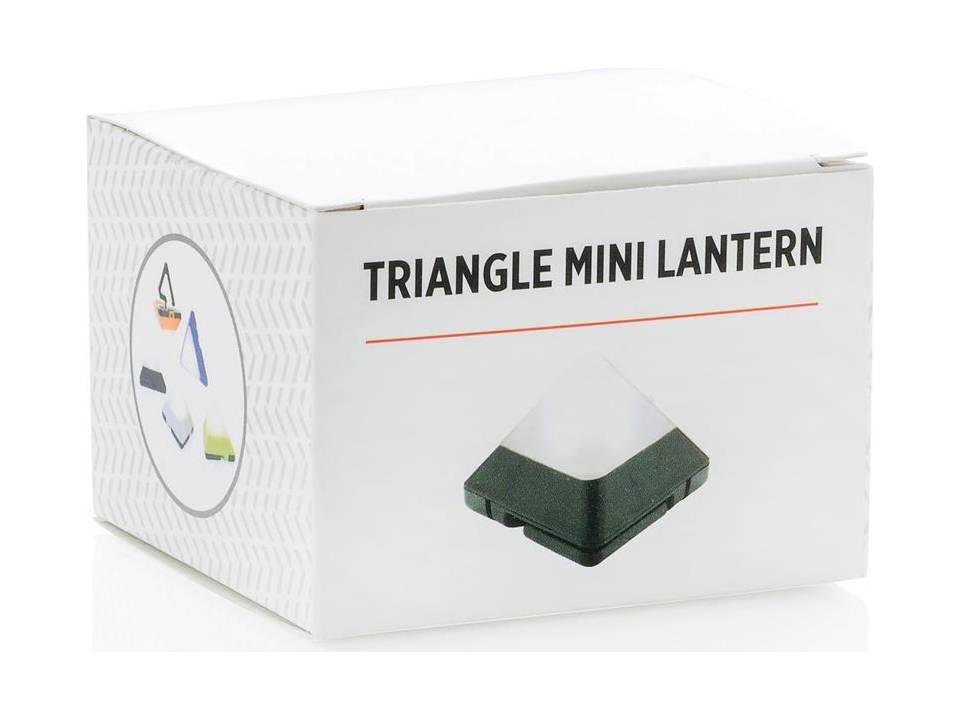 Mini lampe triangulaire 19